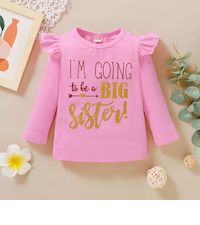 Baby Girls Big Sister Shirt 