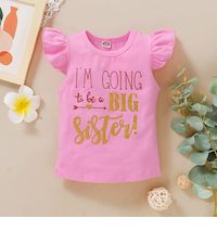 Baby Girls Big Sister Shirt 