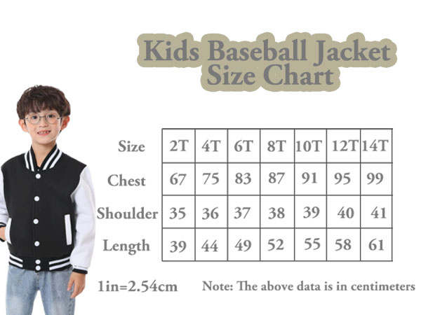 kids baseball jacket