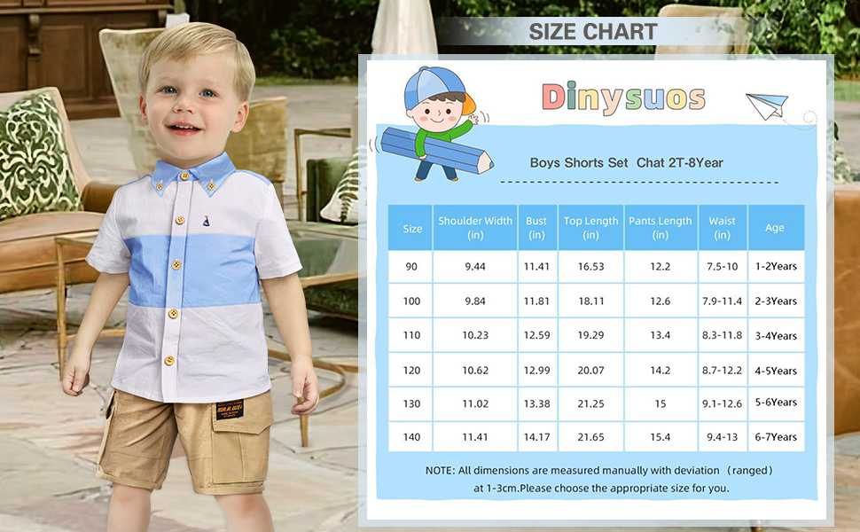 Boys Summer Clothes Sets