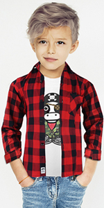 Black n Bianco Boys Flannel Shirt