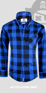 Black n Bianco Boys Flannel Shirt