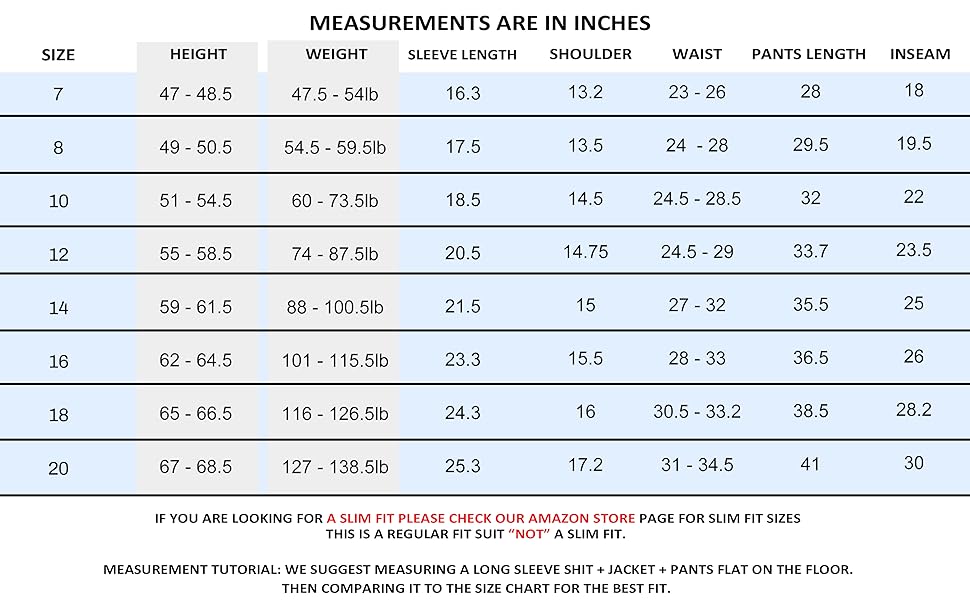 size chart 2