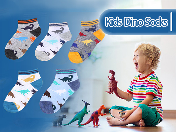 Dino Ankle Socks