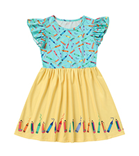 Back to School Dress for Girl