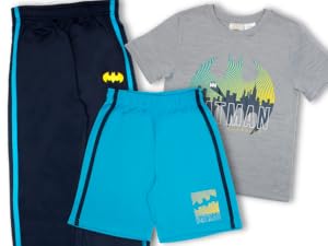 batman t-shirt shorts clothing apparel set bundle