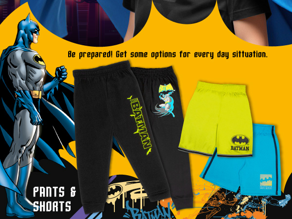 BATMAN clothing apparel t-shirt pants jacket shorts baseball hoodie man adult kid boy girl children