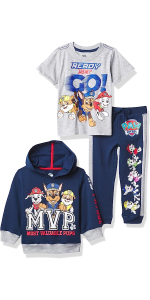 Paw Patrol 3-Piece Hoodie, Jogger &amp;amp;amp; Tee Set