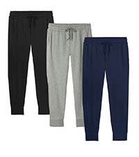 3 Pack Boys French Terry Fleece Jogger