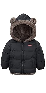 baby fleece bear jacket