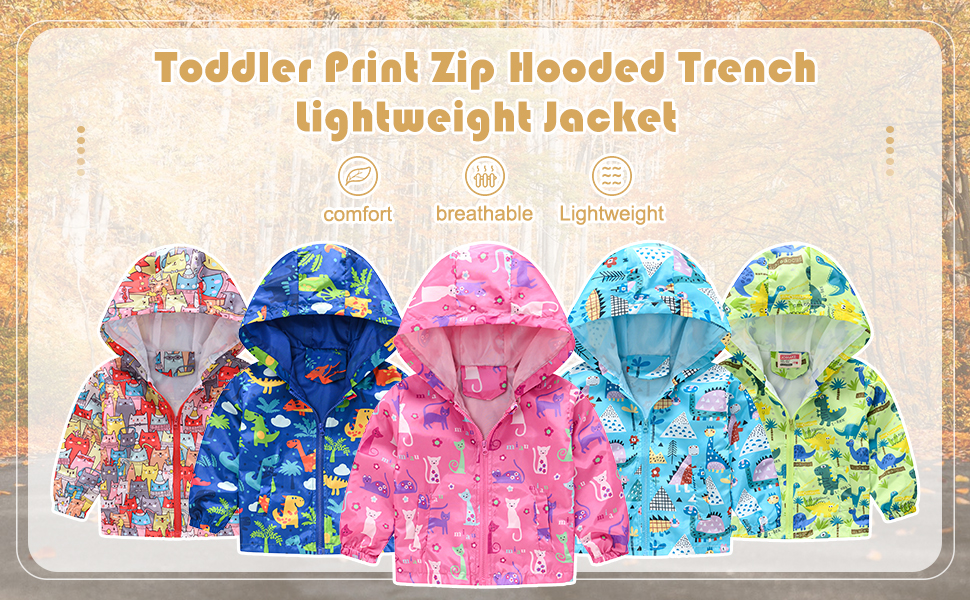 Baby Boy Girl Thin Lightweoght Windbreaker Jacket