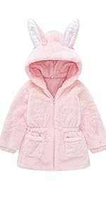 Kid Girl Faux Fur Coat