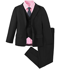 Boys Suit Slim Fit 5 Piece for Kids Toddler Suit Wedding Outfit for Teenage Boys Formal Tuxedo Set