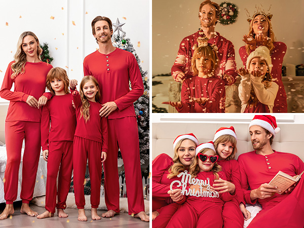 matching christmas pjs for family