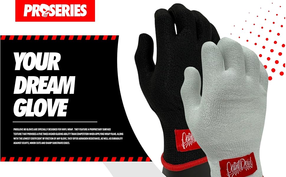 PROGLOVE HD Car Wrap Glove for Vinyl Decal Install Tools