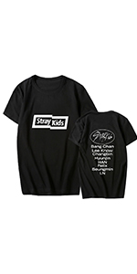 stray kids support t shirt