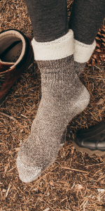 MERIWOOL Wool Blend Socks will keep you warm and cozy while they play in the snow