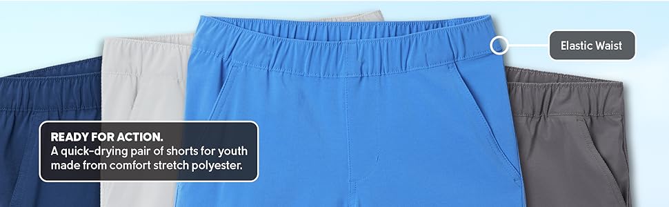 Quick drying fishing shorts for boys