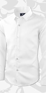 Black n Bianco Boys'' Signature Sateen Dress Shirt