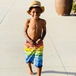 boys hawaiian swim shorts