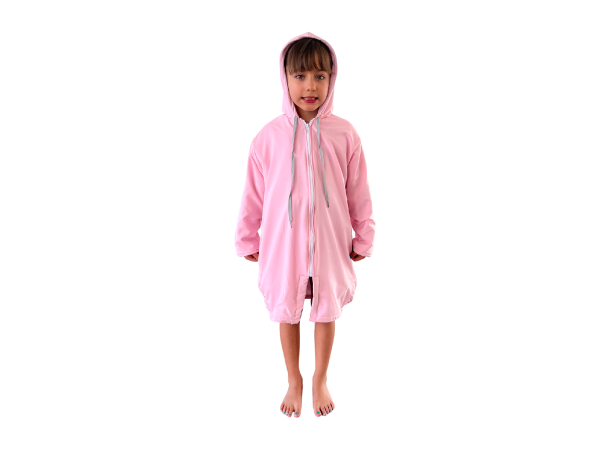 parka polar pink kids