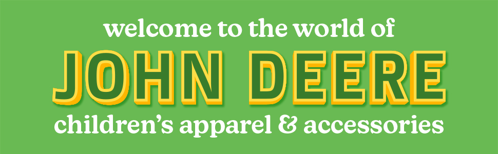 John Deere Kids clothing and accessories