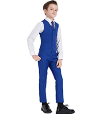 Boys Blue Suits 5 Pcs