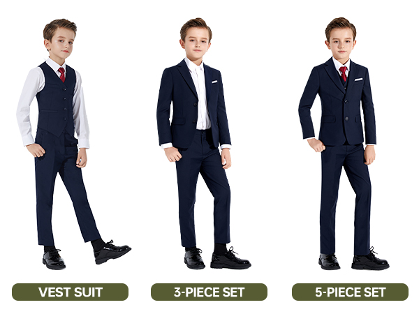 Navy blue boy''s suit