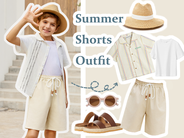 fashion beach outfit for boys