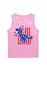 girls 4th of july tank tops