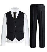 4 pieces vest and pants suits