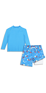 boys rash guard sets