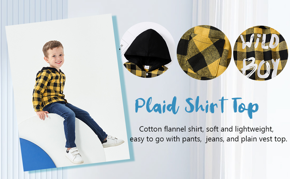 Boys Plaid Shirt