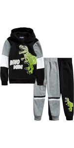 Playwear Fleece Hoodie Sweatshirt and Jogger Sweatpants