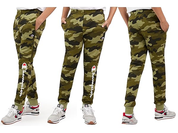 boys sweatpants in camoflague