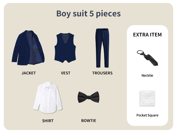 boys navy blue suit