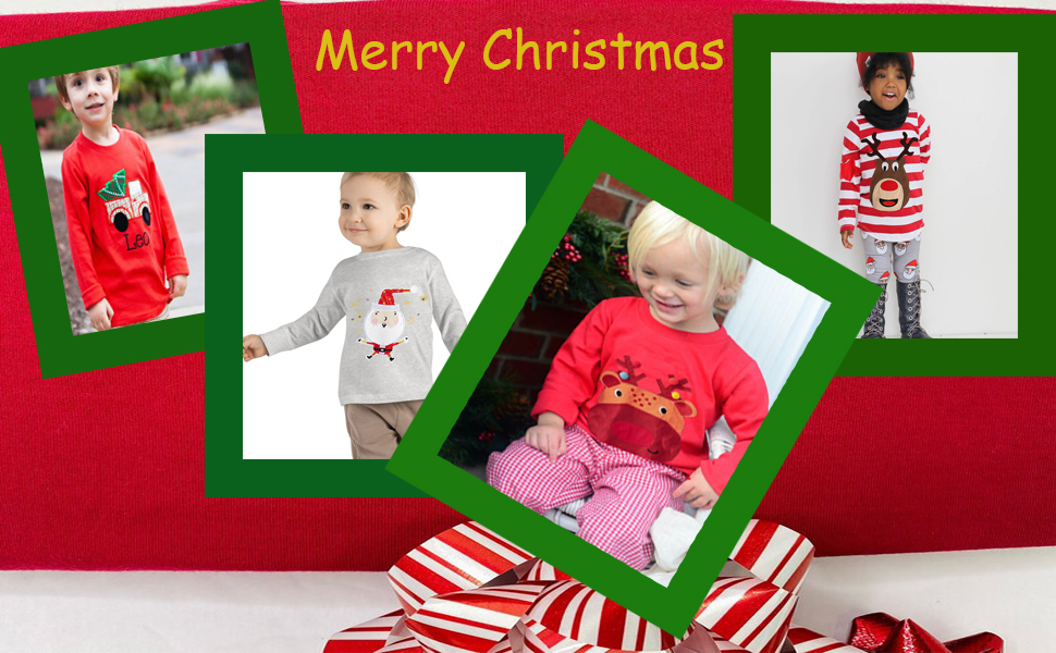 Toddler Boys Girls Ugly Christmas Shirts 