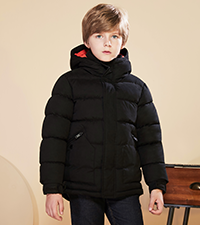 boys fur hood parka jacket