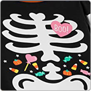 Toddler Pumpkin Pajamas Boys Glow in The Dark Skeleton Pjs 2 Piece Ghost Sleepwear Kids Halloween