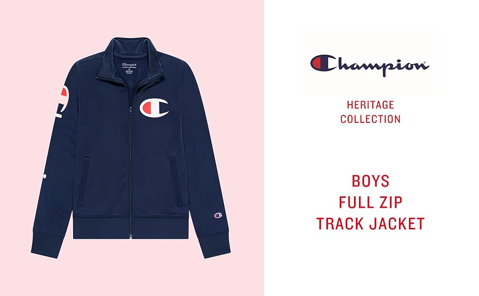 Boys Full Zip Track Jacket