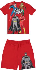 Boys Justice League T-Shirt and Shorts Set