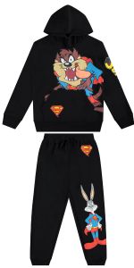 Boys Superman Themed Hoodie and Jogger Set