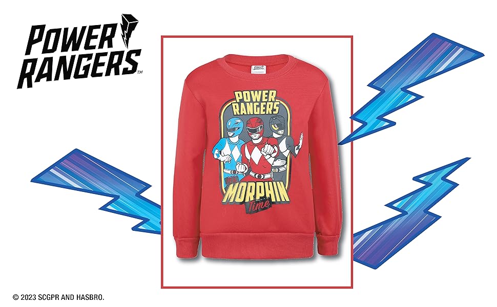 HASBRO POWER RANGERS CREWNECK