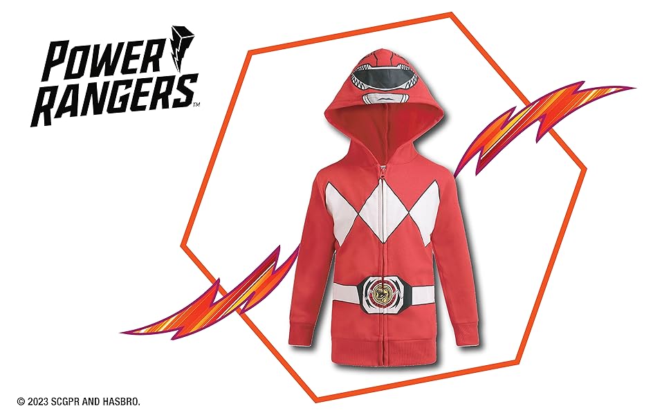 HASBRO POWER RANGERS ROLEPLAY HOODIE PANEL