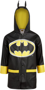 Warner Bros. Boys'' Batman Jacket - Waterproof Raincoat Slicker Shell