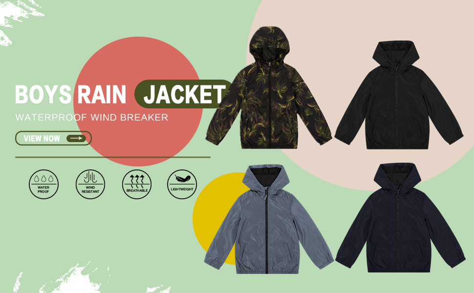 Kids rain jackets