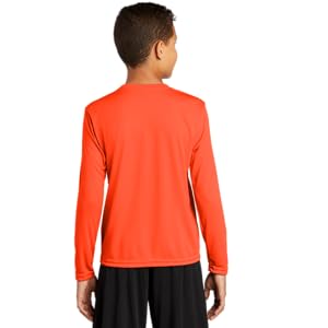 Youth Long Sleeve Moisture Wicking T-Shirt