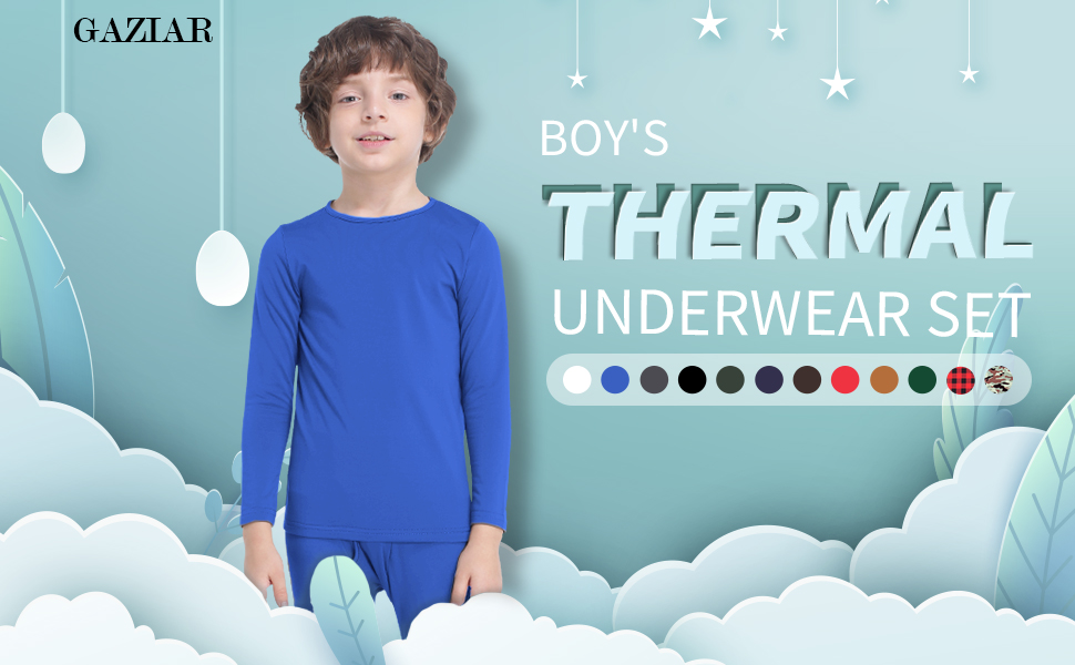 Boys thermal underwear set