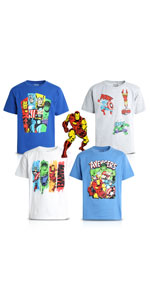 Marvel Boys'' Spider-Man T-Shirt - 4 Pack