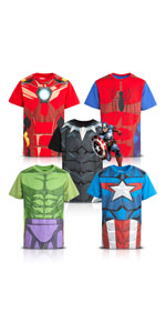 Marvel Avengers Boys’ T-Shirts – 5 Pack